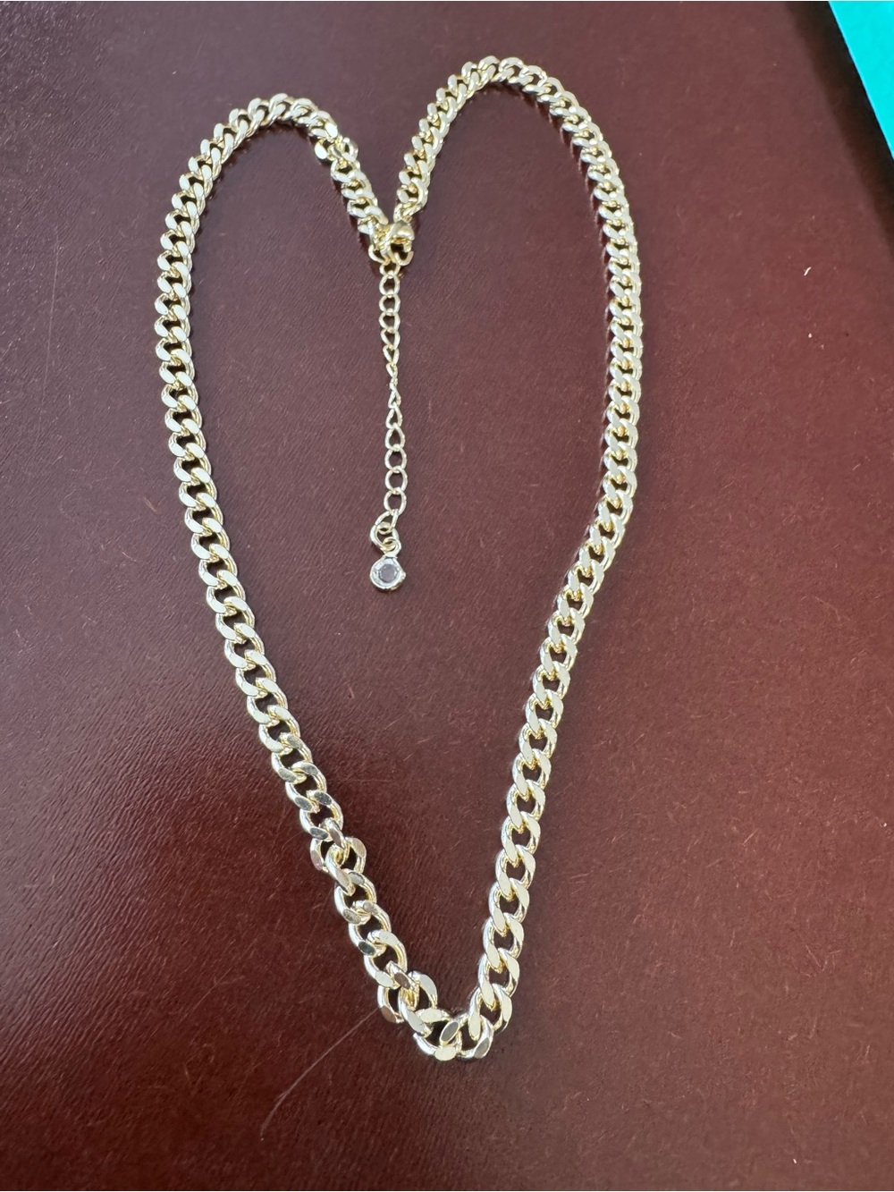 Gold-Tone Chain Link Necklace